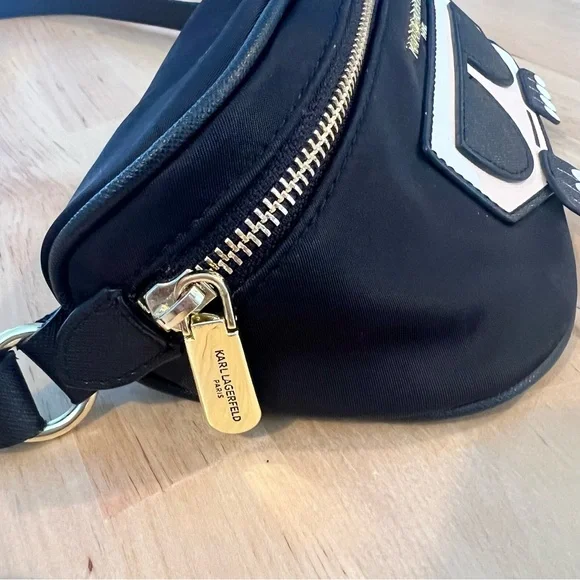 SOLD Karl Lagerfeld Black Crossbody Bag - Picture 7 of 11